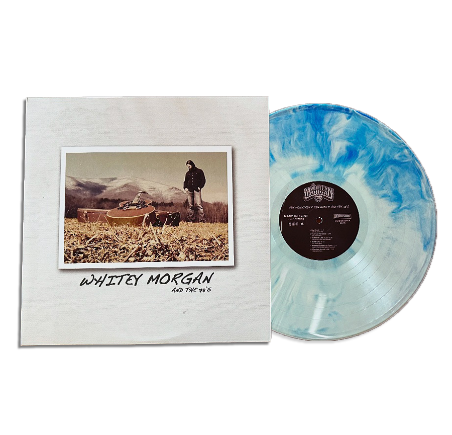 'Whitey Morgan & The 78's' Blue Bone Splash Vinyl (Limited Qty. 150)