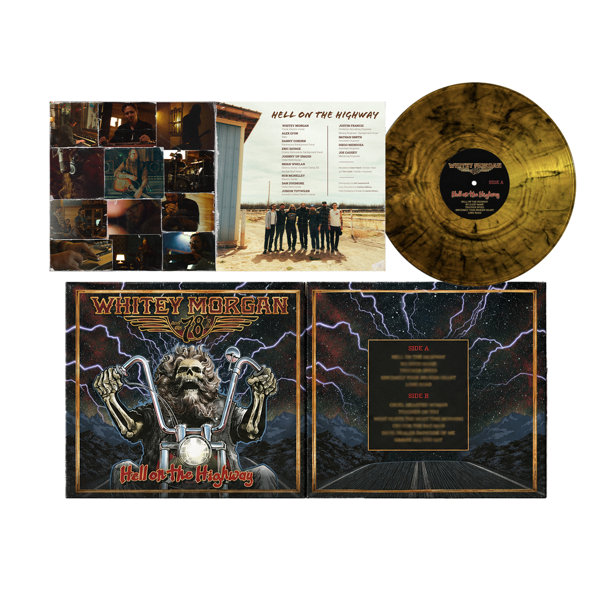 Hell on the Highway - Gold Smoke Vinyl