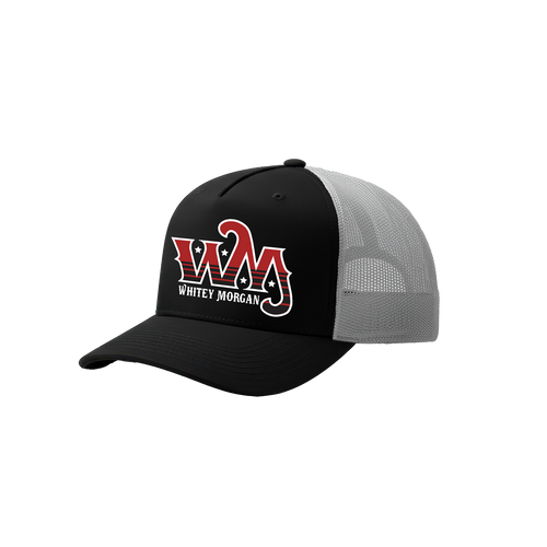 Black/Red "WM" Trucker Hat