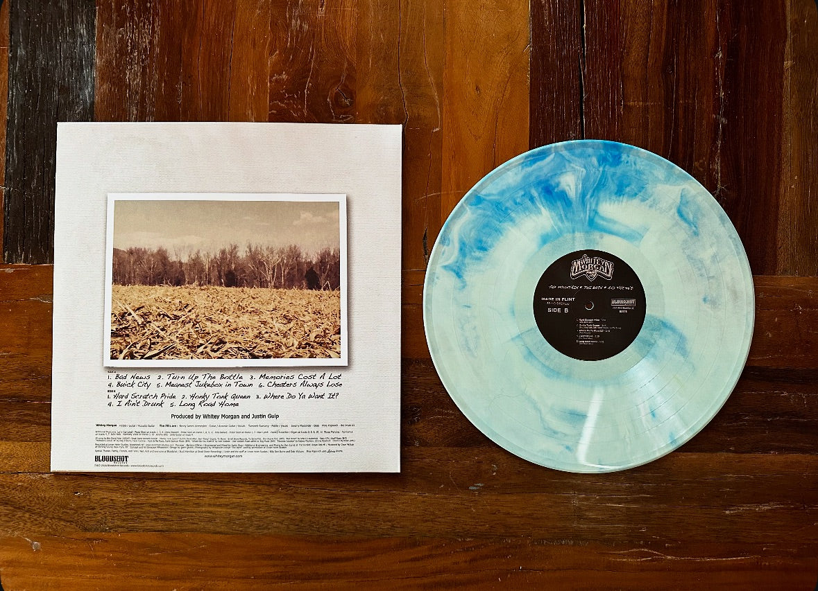 'Whitey Morgan & The 78's' Blue Bone Splash Vinyl (Limited Qty. 150)