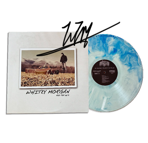 'Whitey Morgan & The 78's' Blue Bone Splash Vinyl #1-100 Signed & Numbered (Limited Qty. 100)