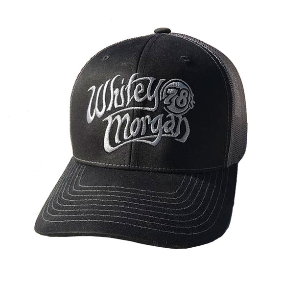 Black & Gray 70's Trucker Hat
